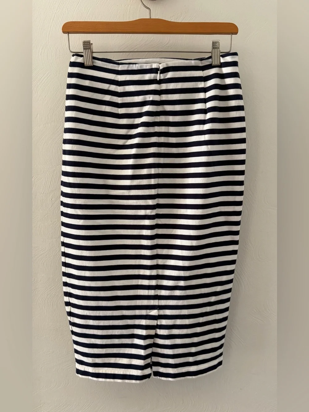 J. Crew striped nautical knit pencil skirt sz 2